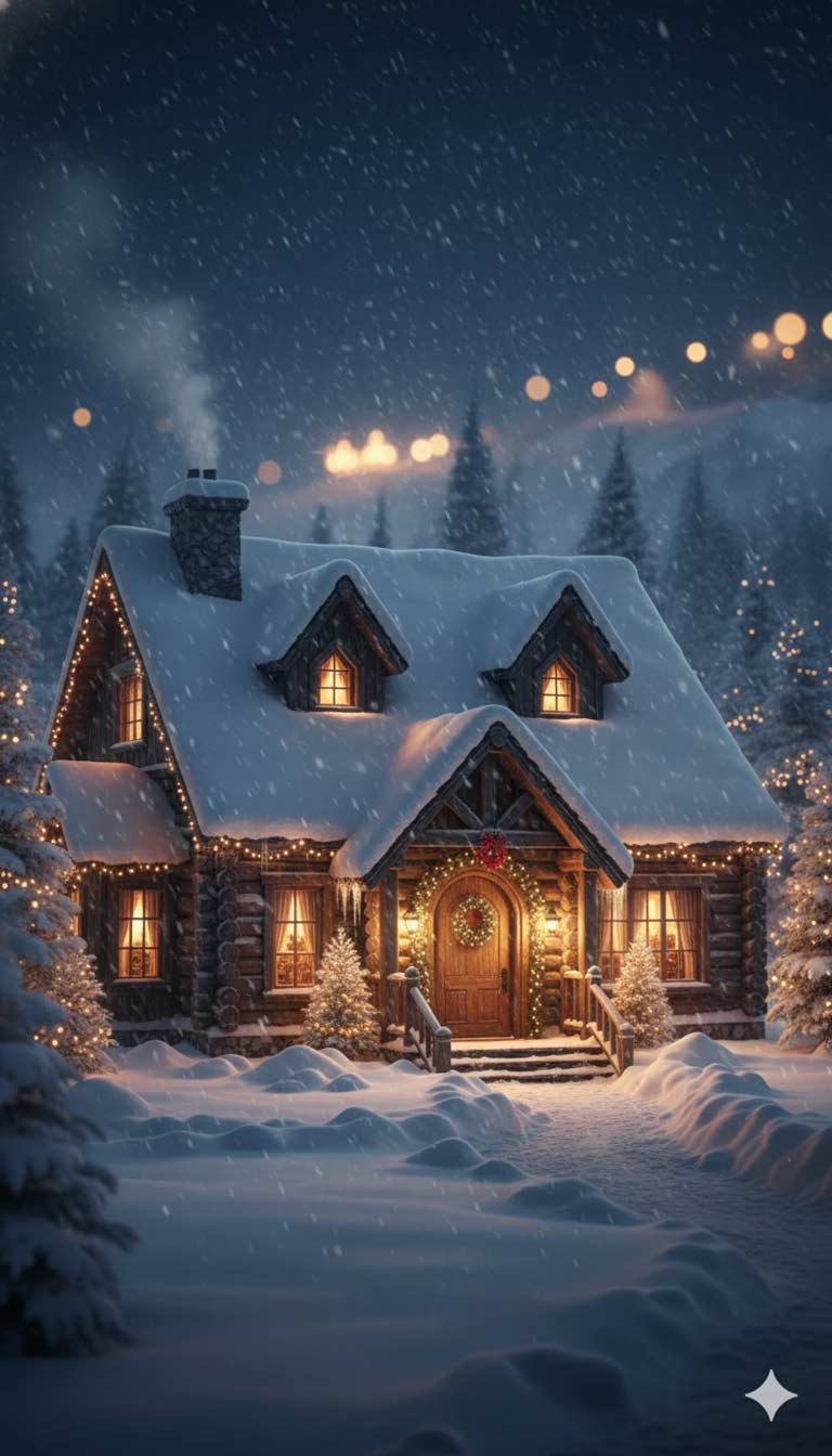 Personalized Santa video cinematic quality - Full HD Christmas movie production with professional lighting and effects