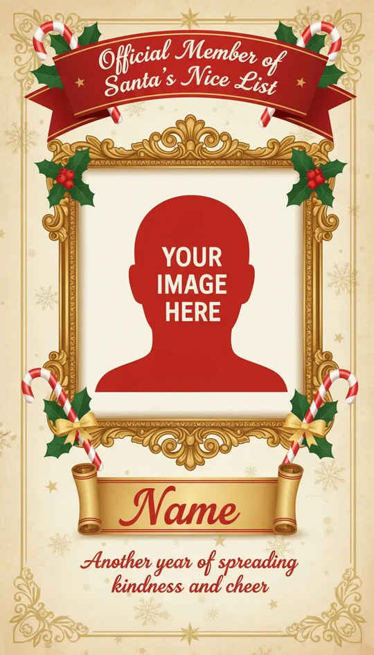 Santa's Nice List Certificate